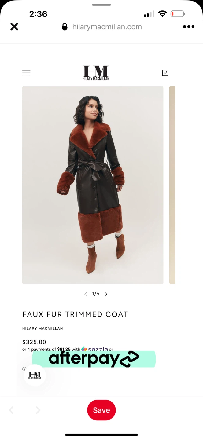 BRAND NEW Faux Fur Trimmed Coat - photo 3