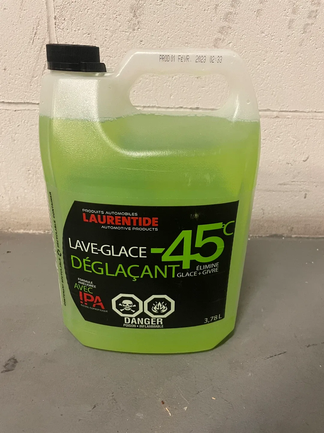 Laurentide Lave-Glace -45°C Déglacant - Windshield Washer Fluid thumbnail