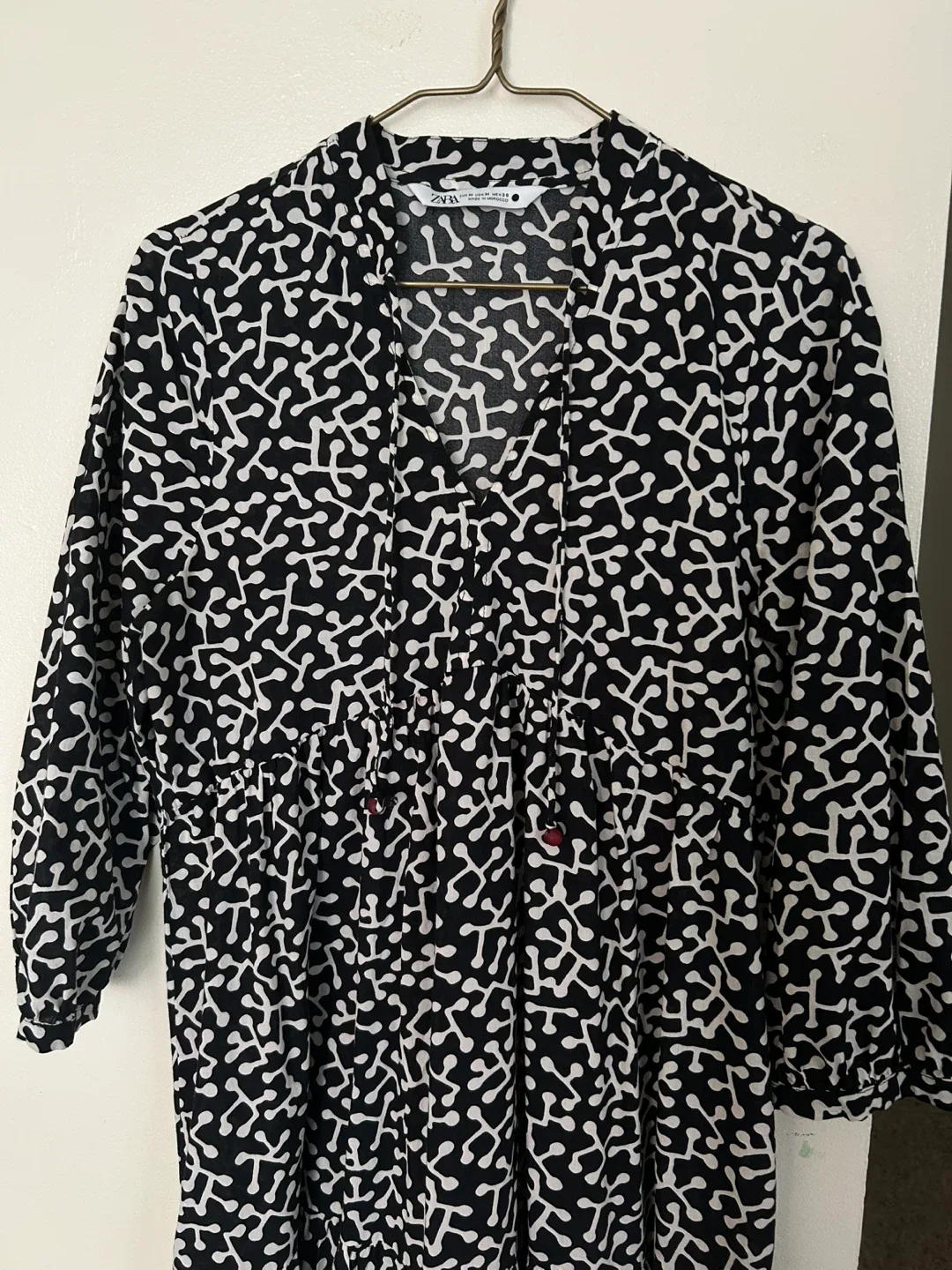 Zara Printed Midi Dress - Size M image indicator(2)