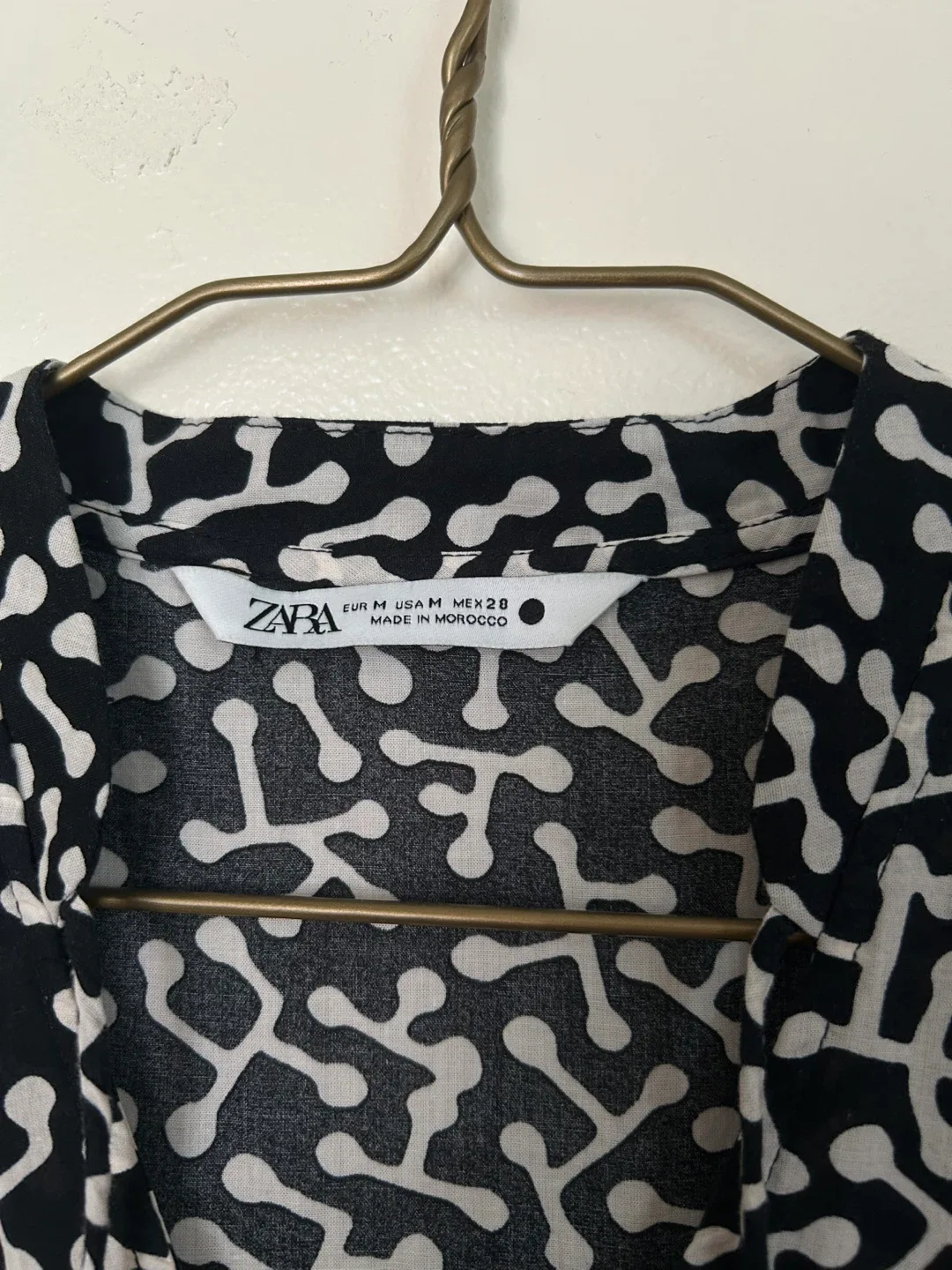 Zara Printed Midi Dress - Size M image indicator(4)