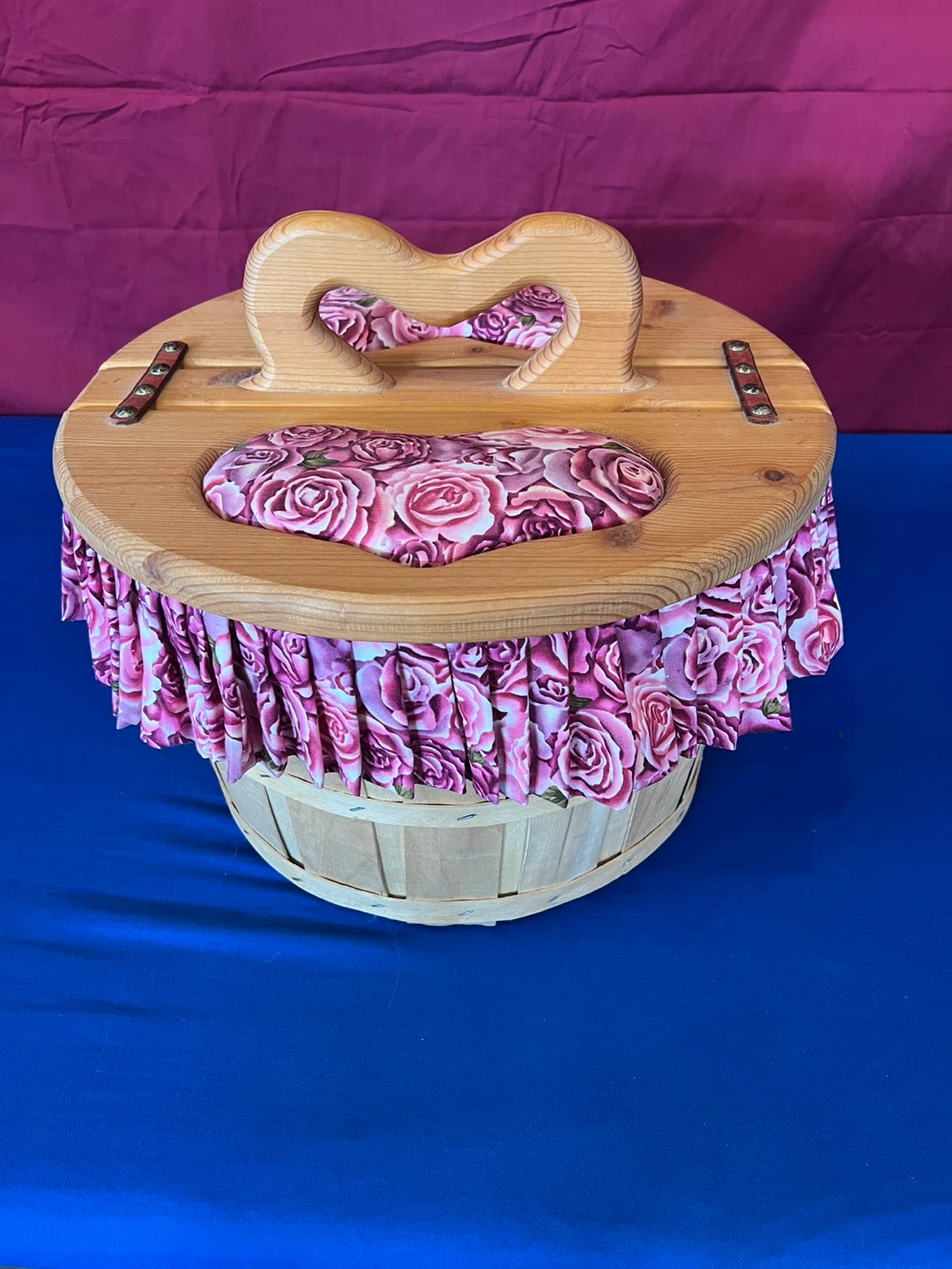 Handmade Wooden Craft Basket