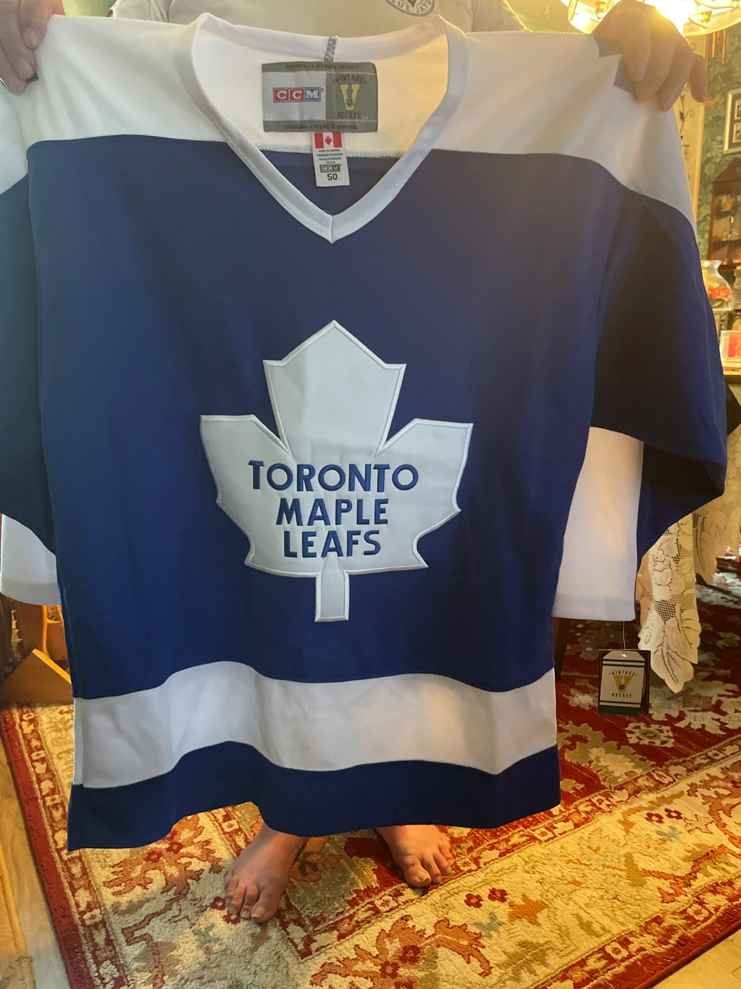 Toronto Maple Leafs Salming #21 CCM Jersey Size 50 - photo 4