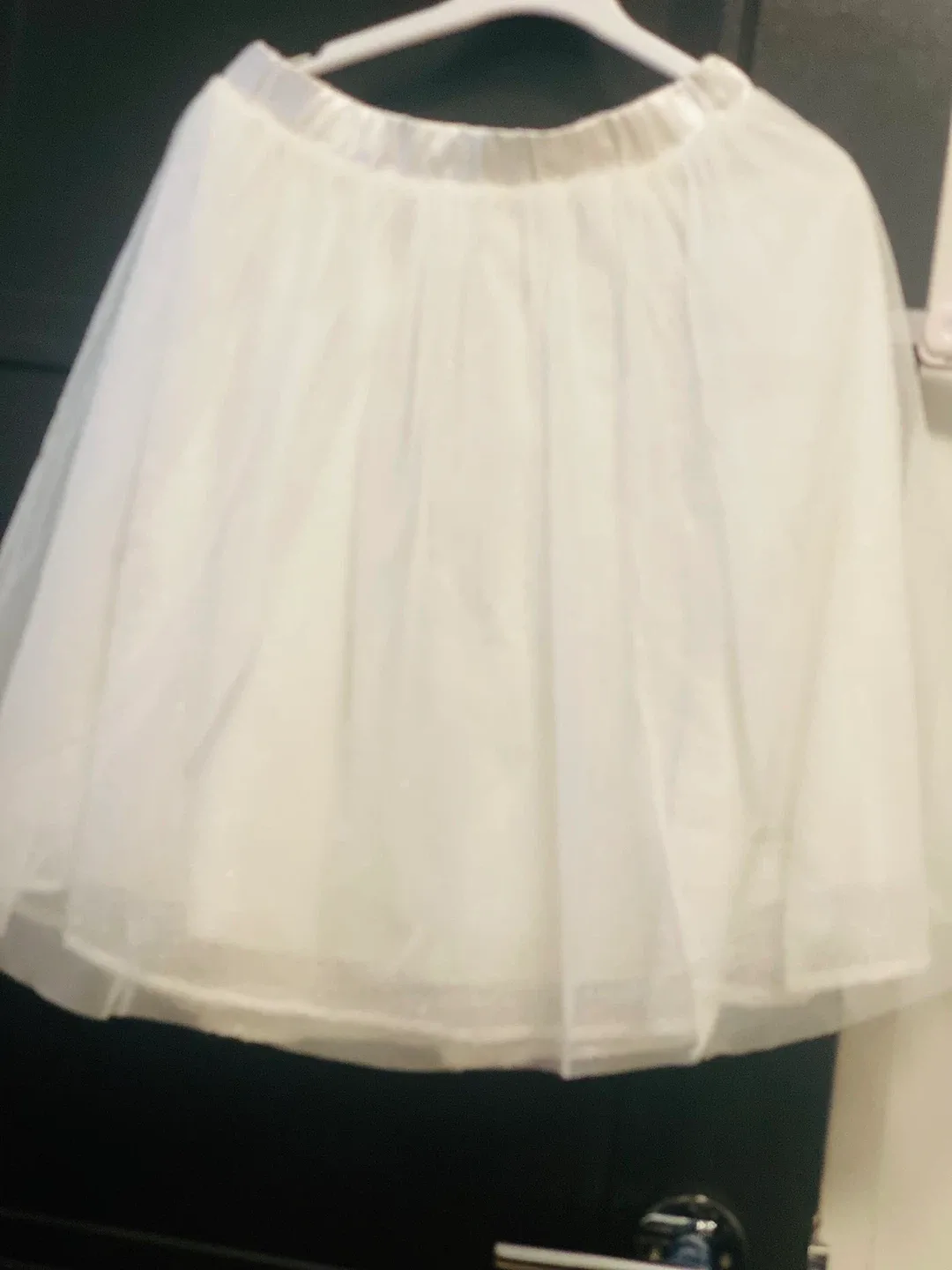 White Tulle Skirt - Size 13-14 Years for girls thumbnail