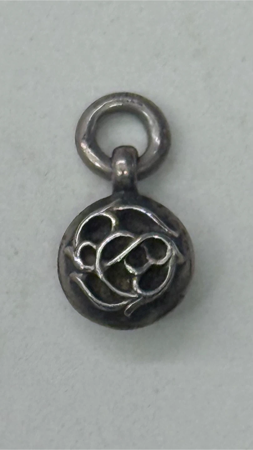 Sterling Silver chrome Hearts Charm Pendant - photo 3
