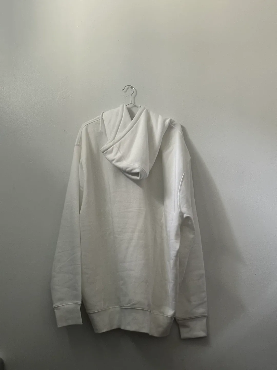 Nike White Full Zip Hoodie - Size XXXL thumbnail
