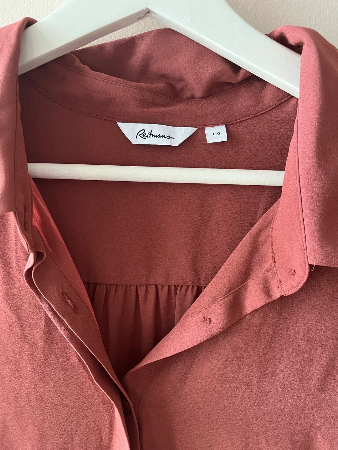 Reitmans Dusty Pink Mini Dress - Size Large image indicator(2)