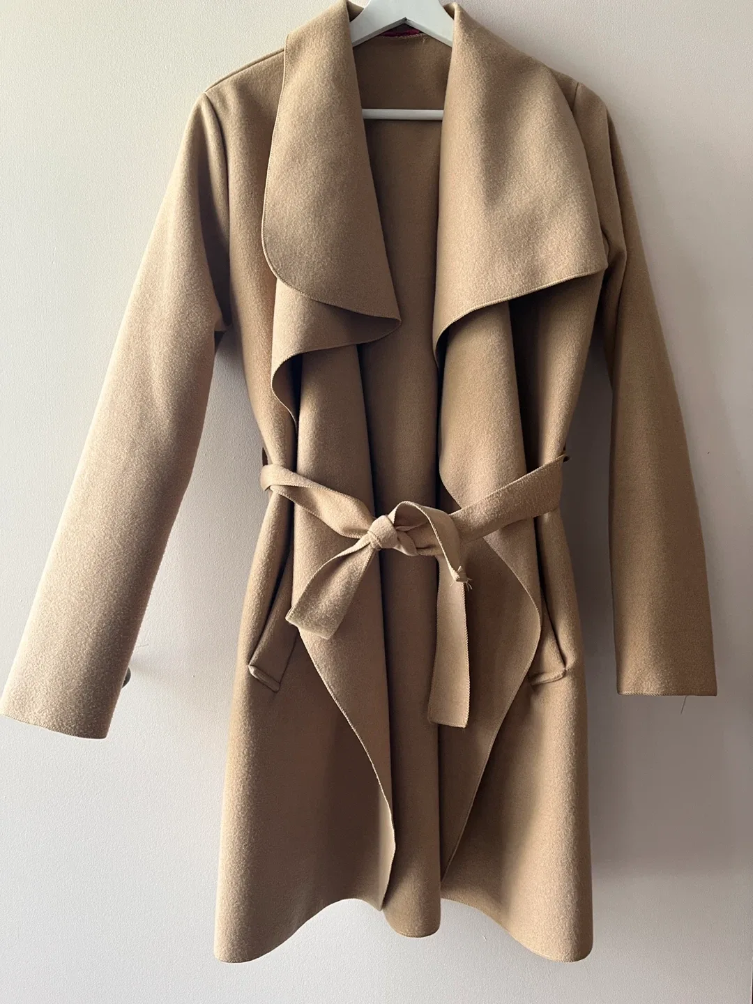 Beige belted jacket - Size S/M image indicator(3)