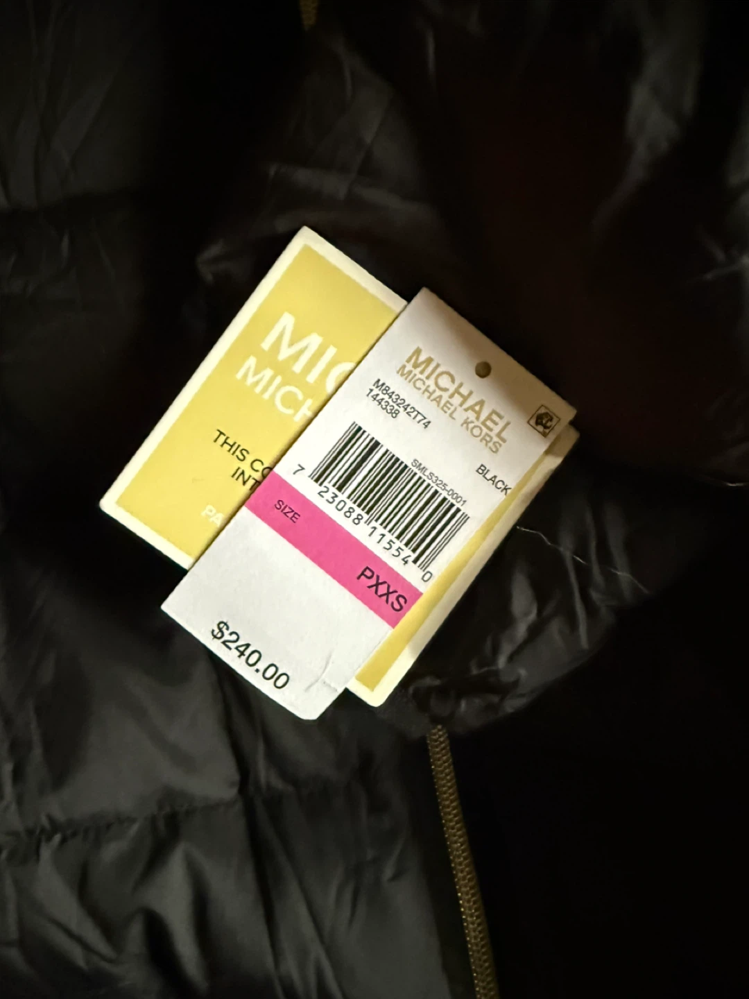 Michael Kors Packable Down Puffer Jacket PXXS - photo 2