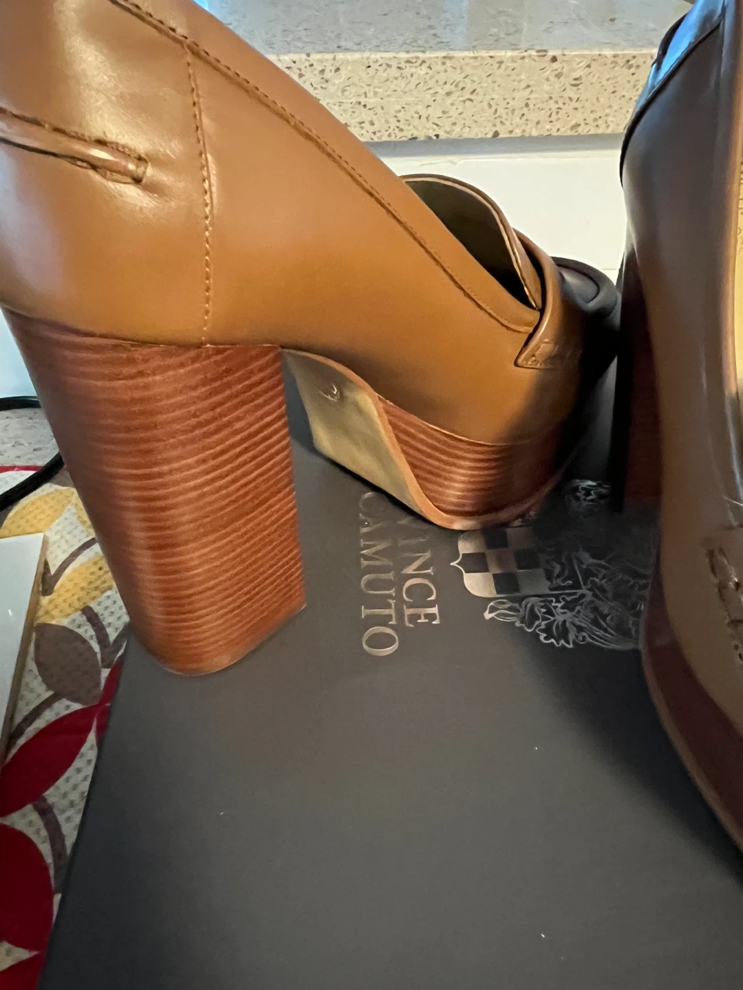 Michael Michael Kors Leather Platform Loafers, Size 7 - photo 3