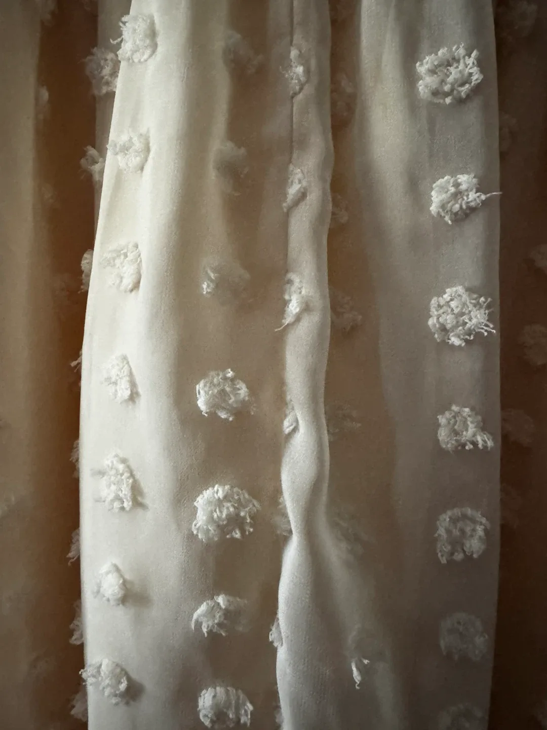 Shein Cream Pom Pom Dress image indicator(3)