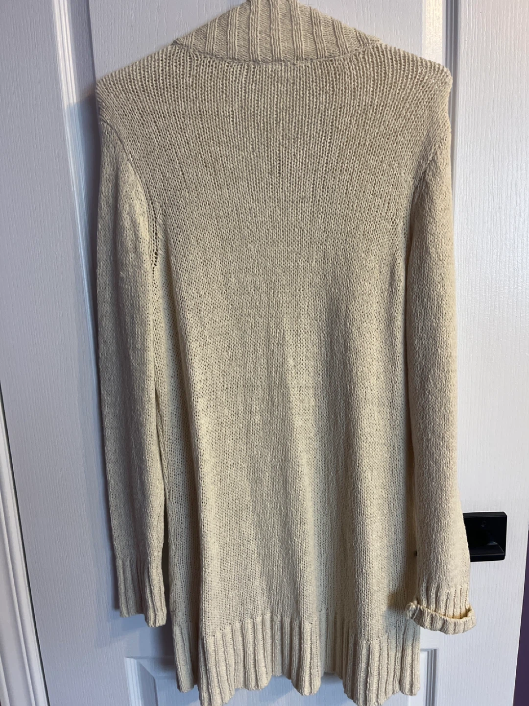 Cleo Cream Knit Cardigan - Size M - photo 2