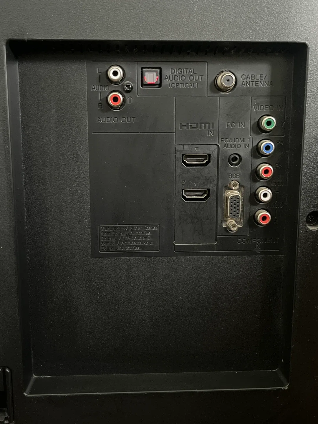 Sony Bravia 45 Inch TV image indicator(3)