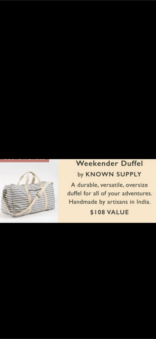 KNOWN SUPPLY Weekender Duffel Bag - photo 3
