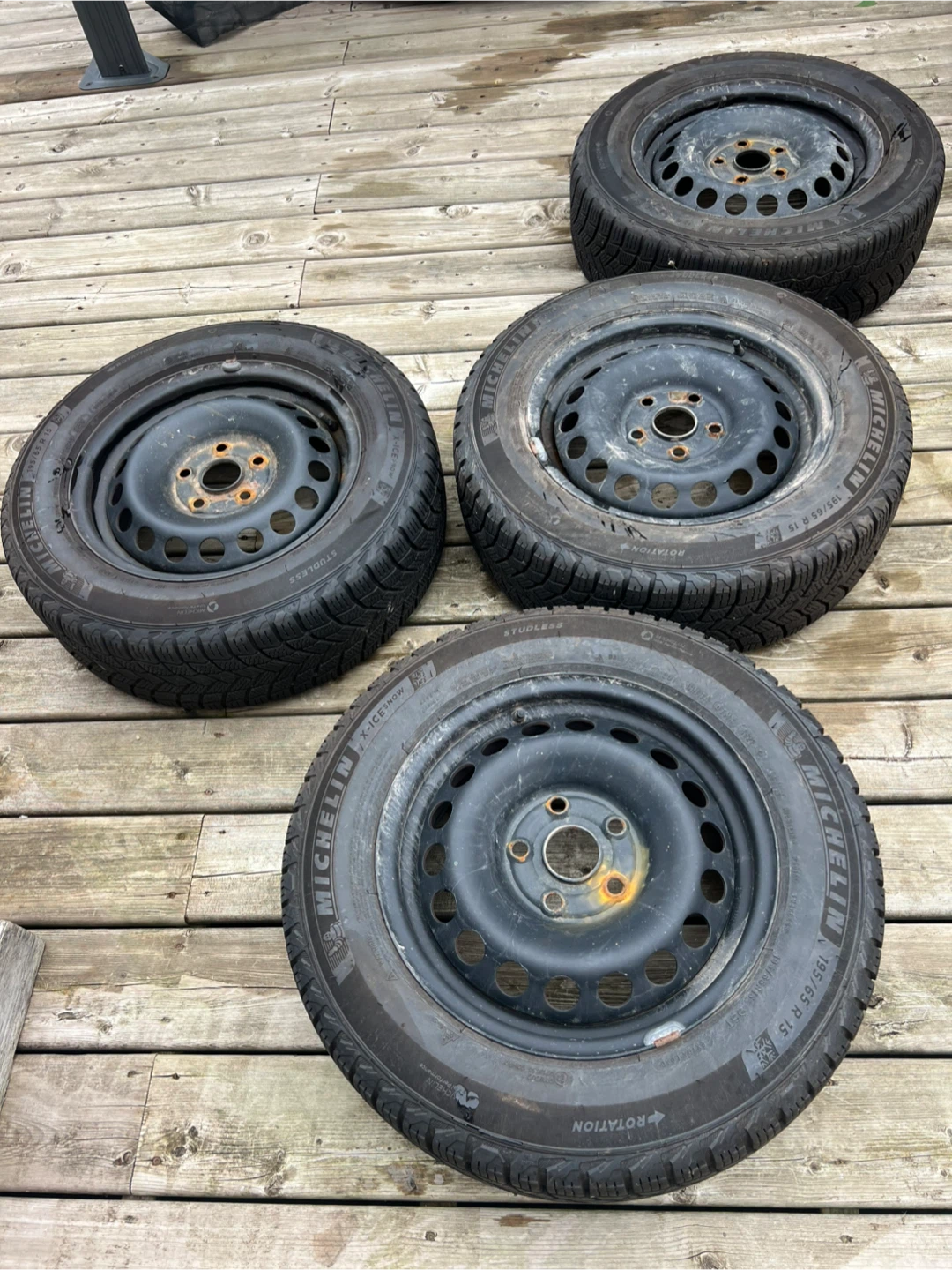 Michelin 195/65R15 Winter Tires (Set of 4)