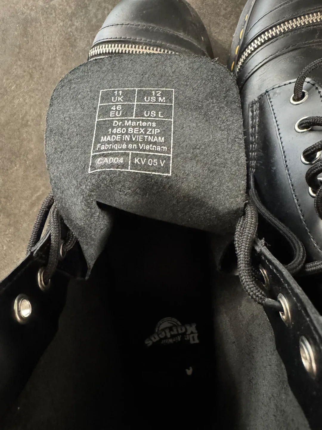 Dr. Martens 1460 Bex Zip Boots - US 12 image indicator(3)