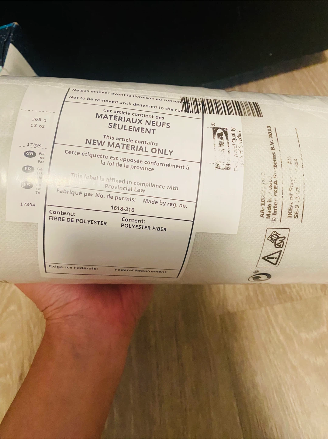 New IKEA SLÄN Standard Pillow 20x26 - photo 4