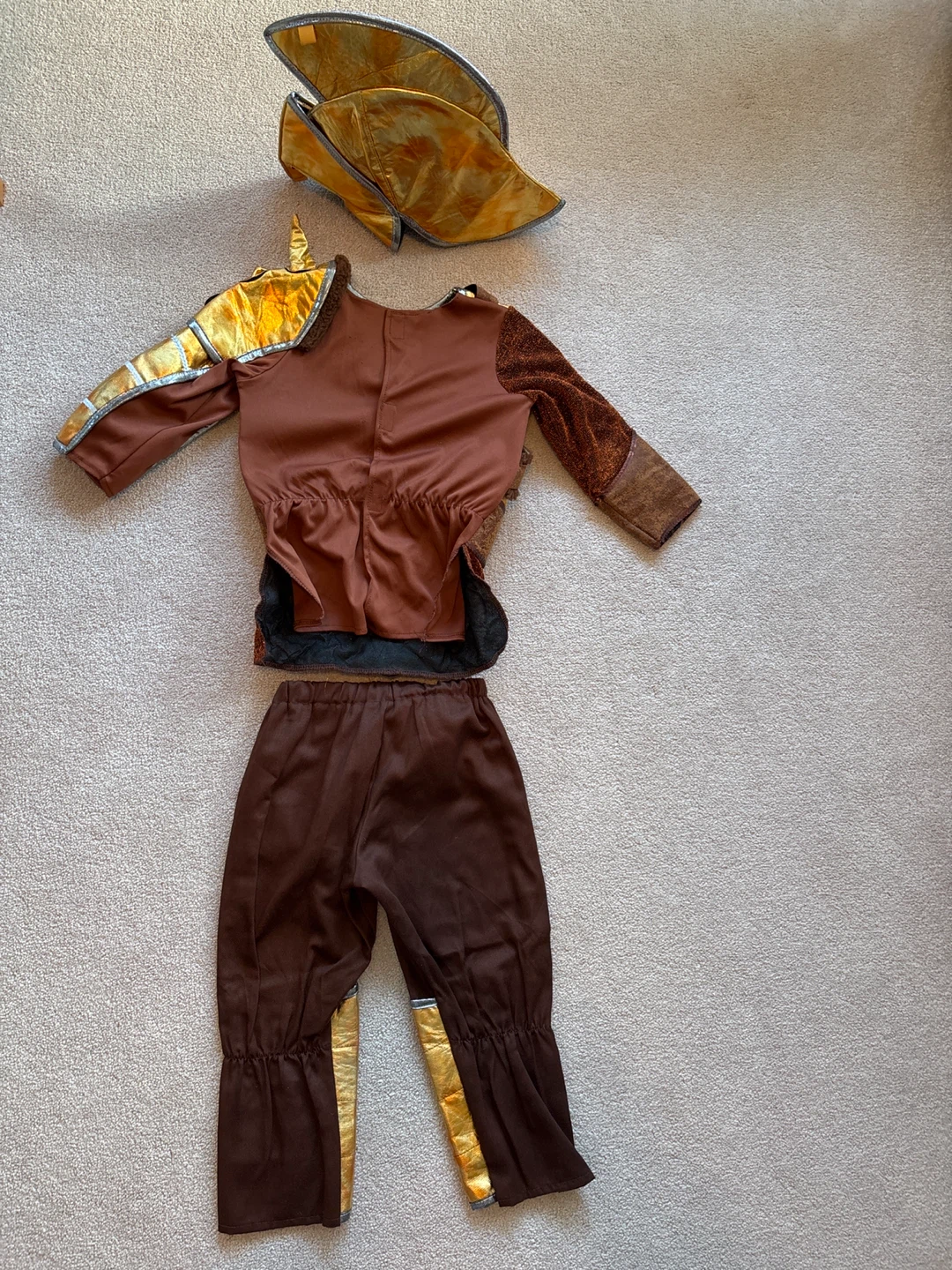 Kids' Costume - Brown & Gold - photo 2