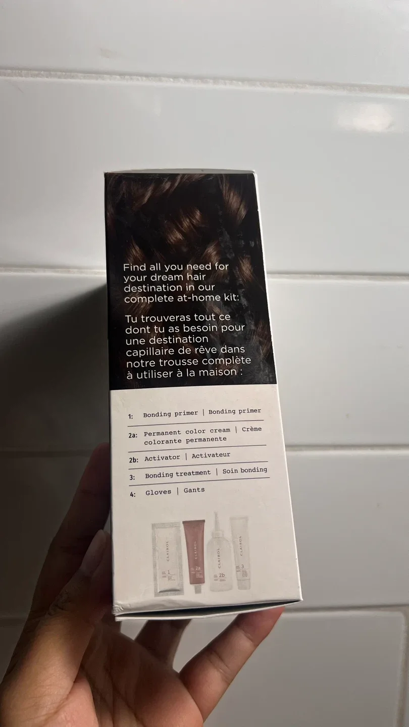 NEW Clairol Colorstrong Zero Ammonia Hair Dye - Darkest Brown image indicator(3)