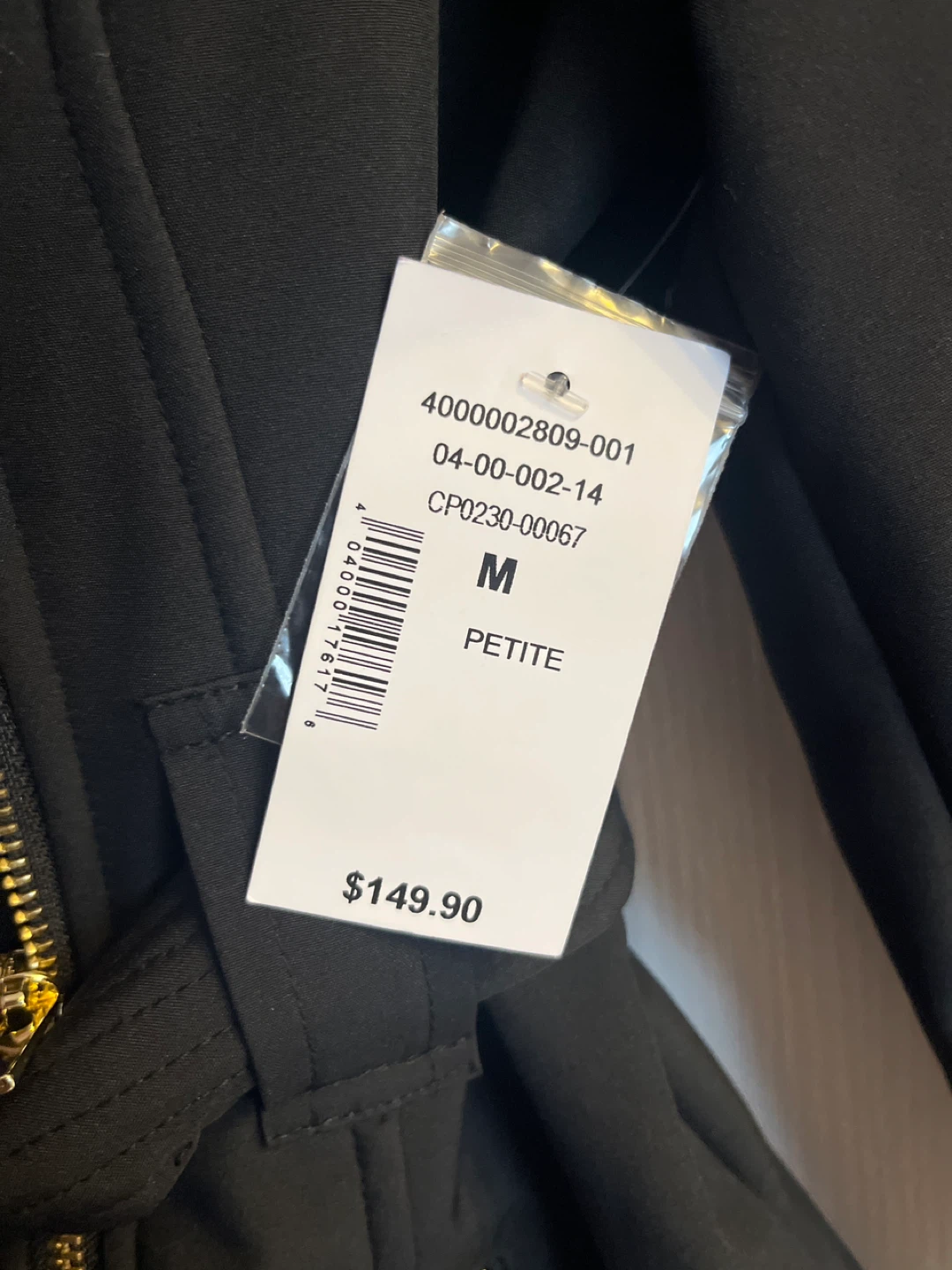 Cleo Petites Black Jacket - Size M - photo 4