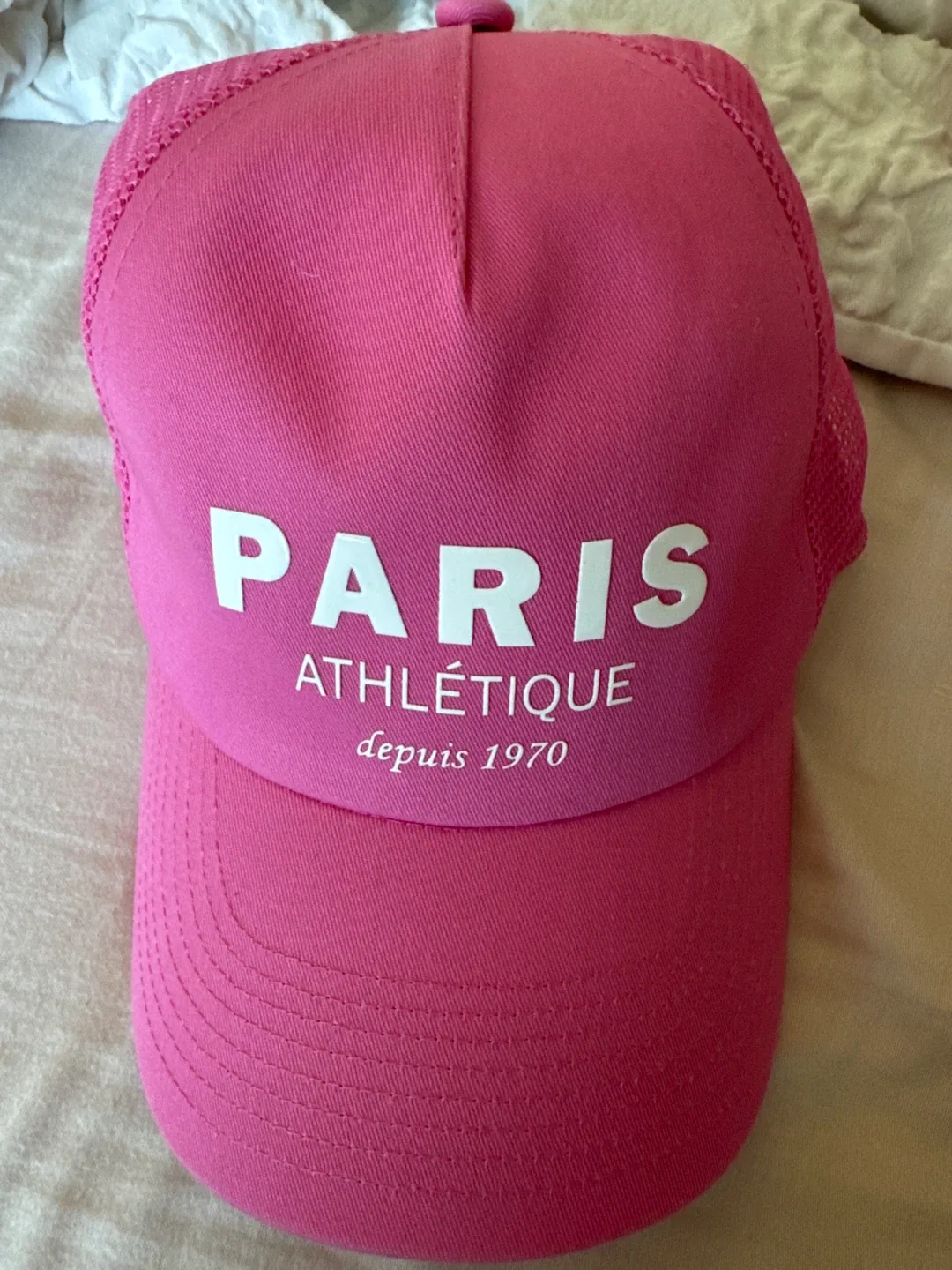 Paris Athlétique Pink Cap thumbnail