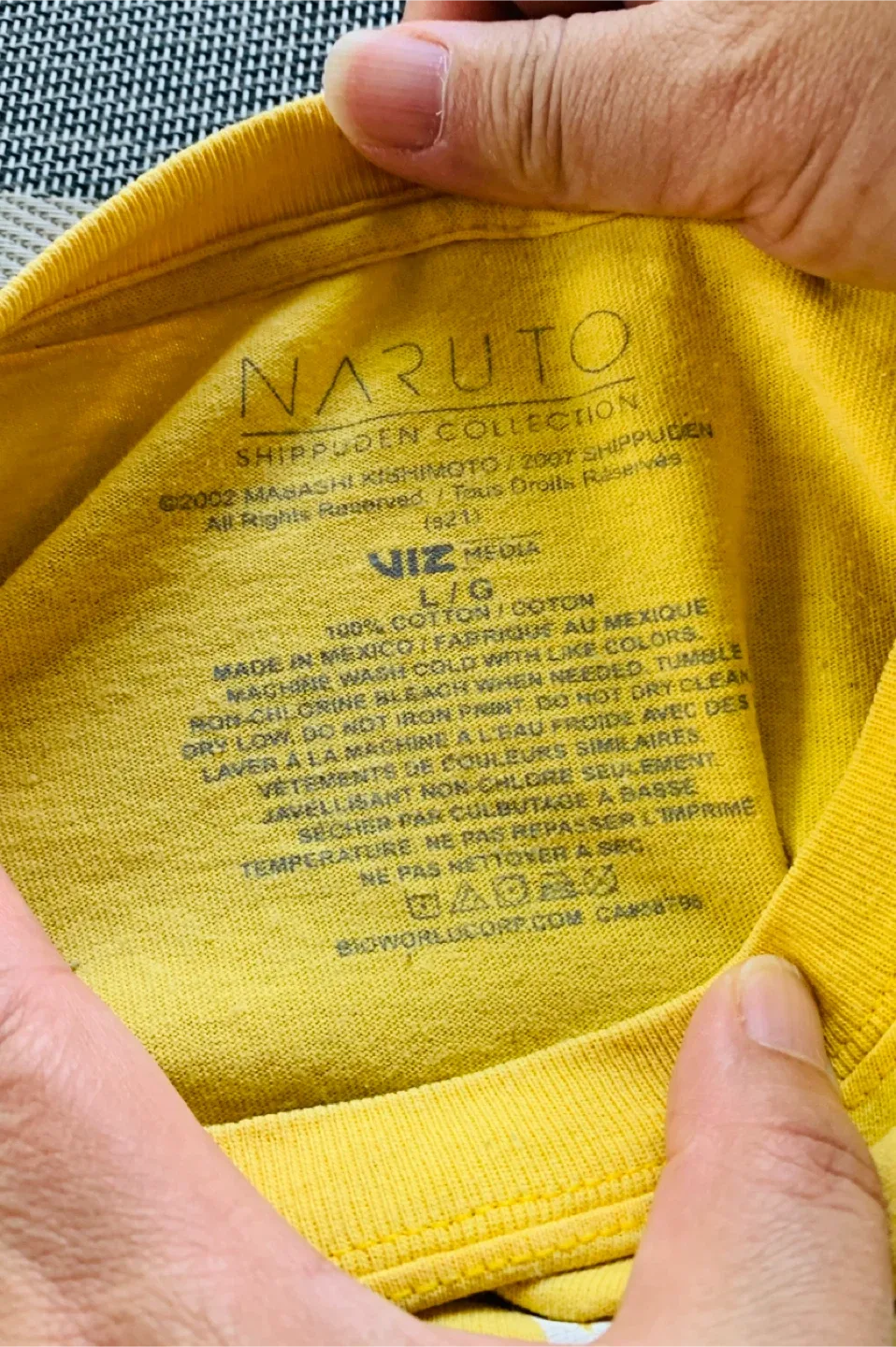 2 Men Naruto Anime printed shirts for $8 image indicator(4)