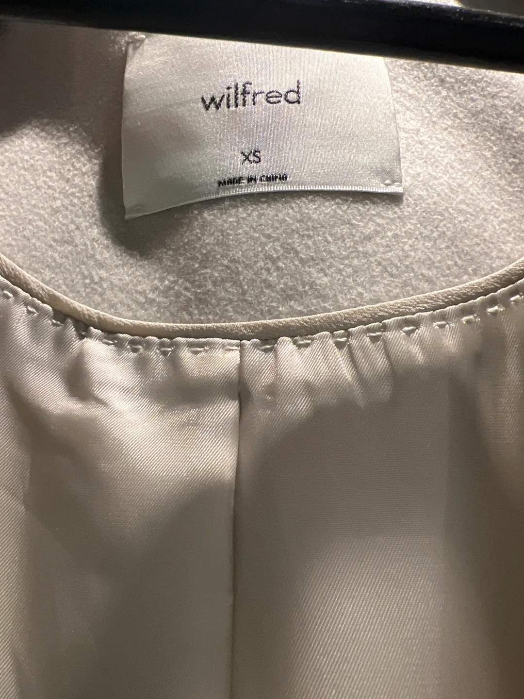 Wilfred Coat - Size XS - Beige image indicator(3)