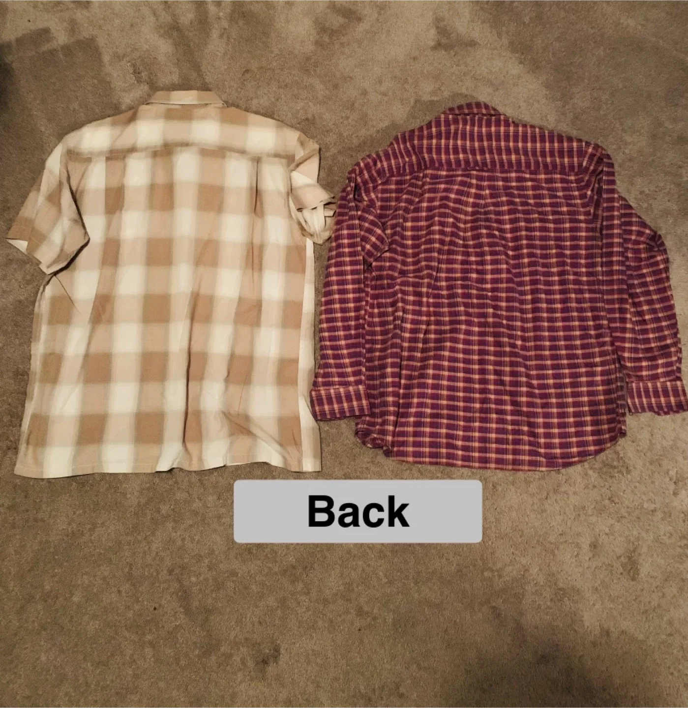 2 Men Dress / Polo / Golf Shirt (size 42 / large) for $7 image indicator(2)