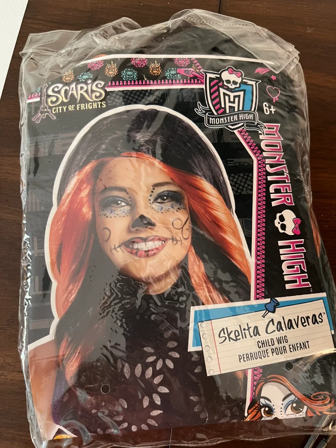 Monster High Skelita Calaveras Child Wig thumbnail