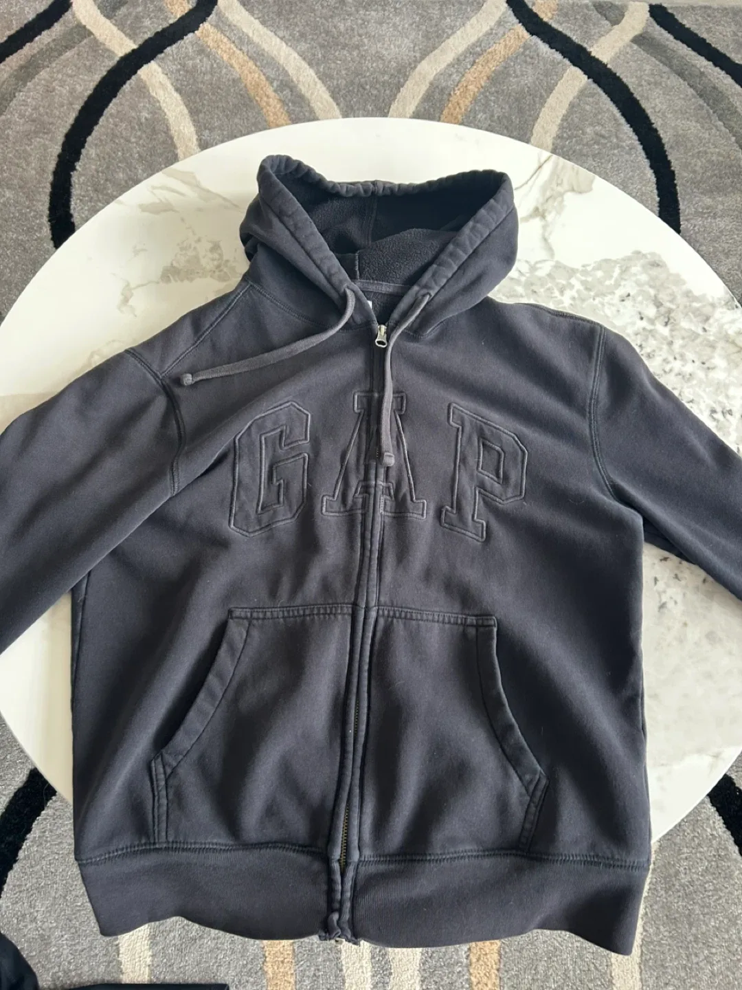 GAP Full Zip Hoodie - Black thumbnail