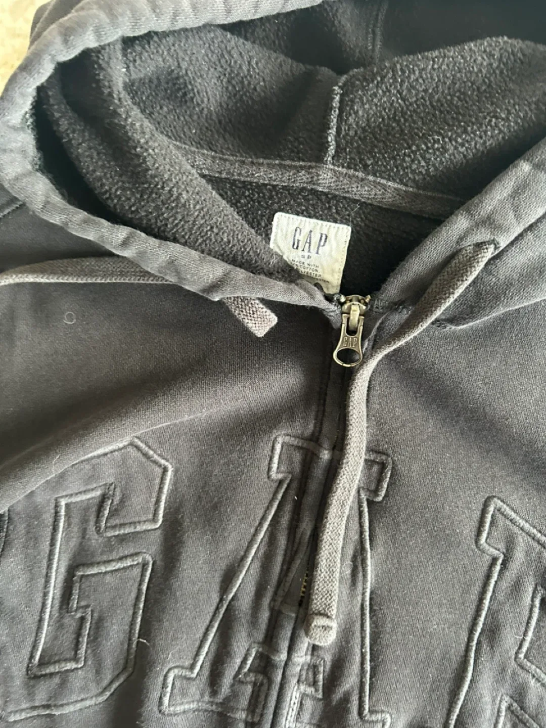 GAP Full Zip Hoodie - Black image indicator(2)