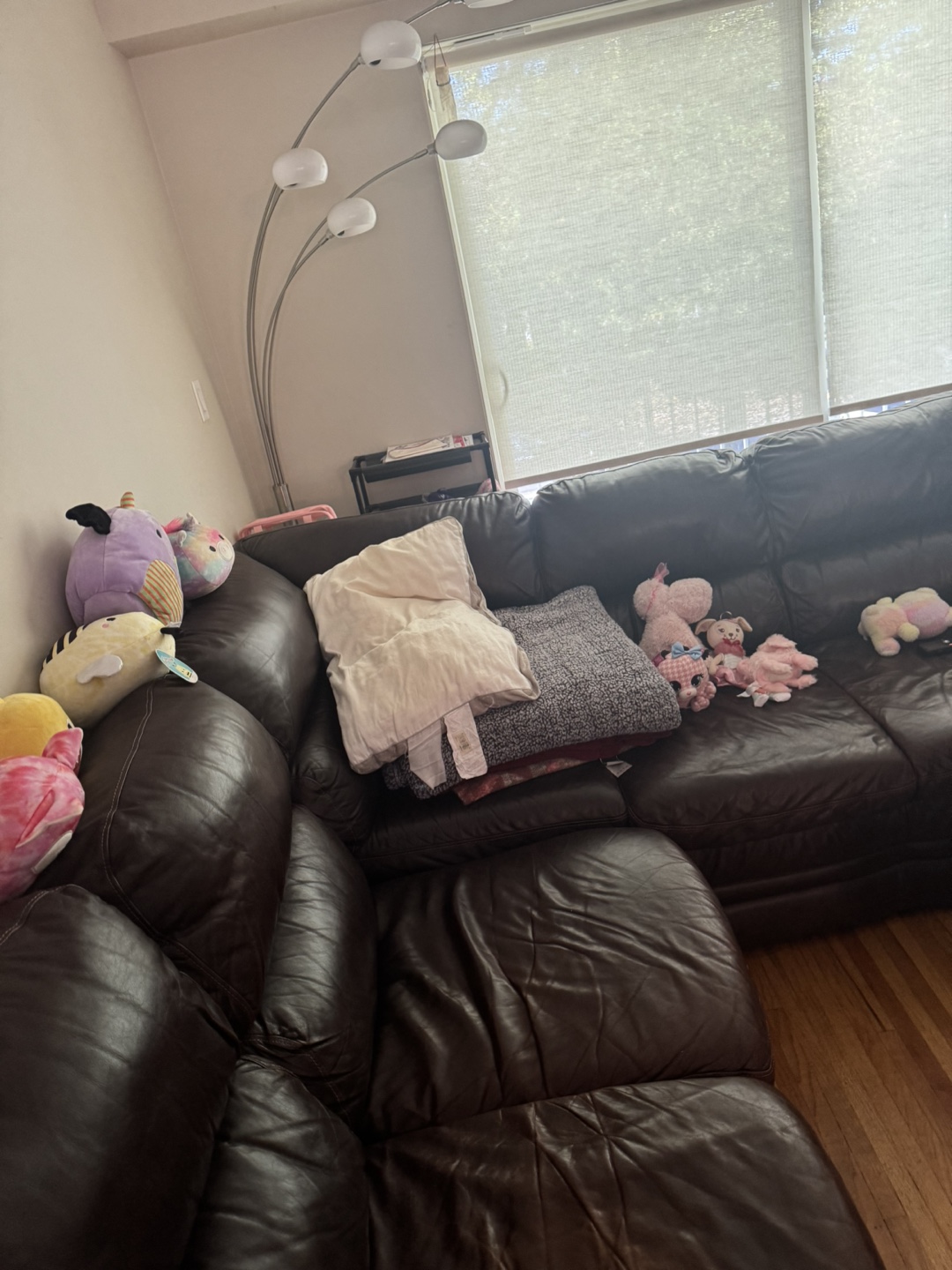Leather Sectional Couch - photo 2