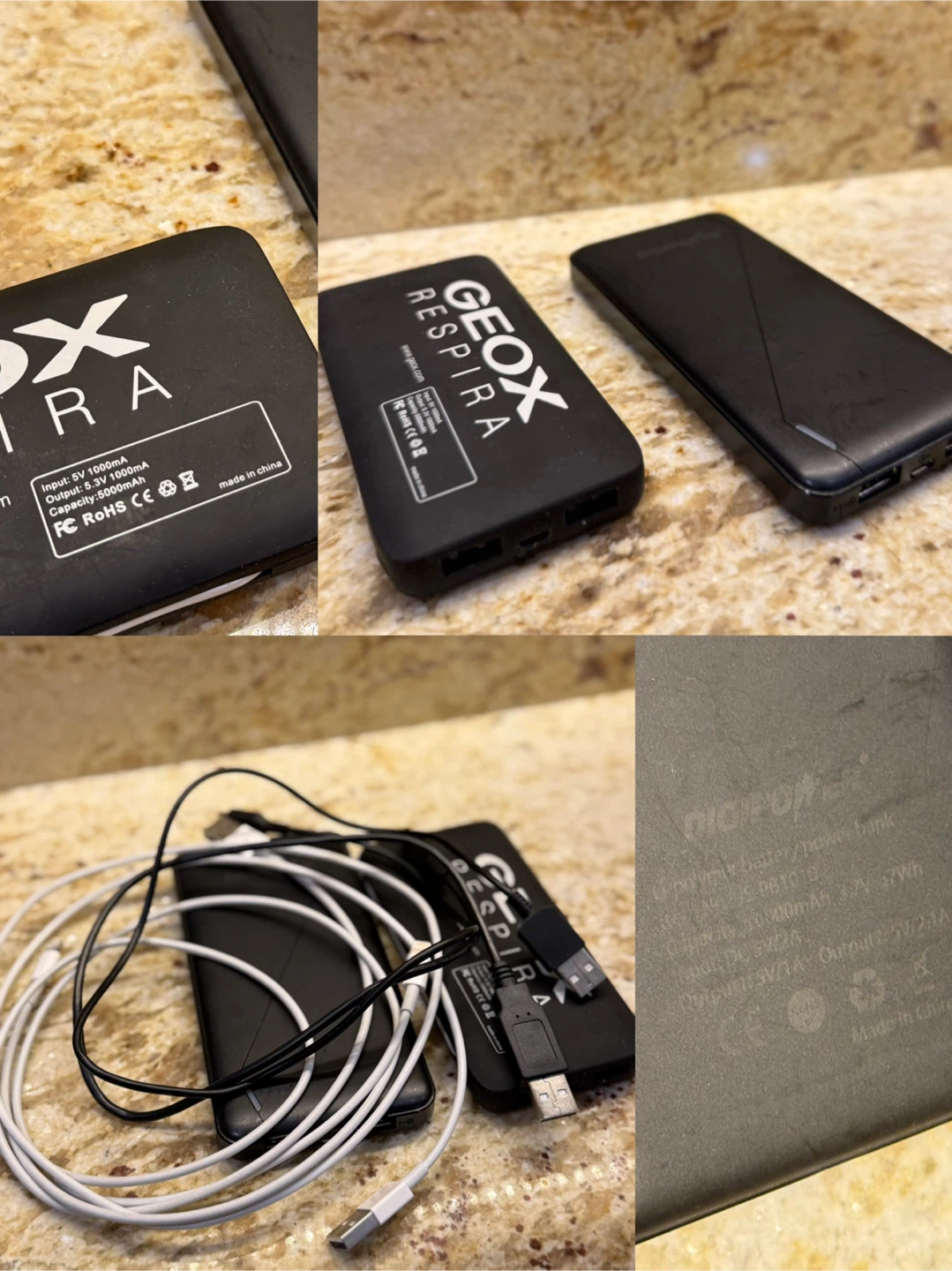Geox Respira & Digipower Power Banks