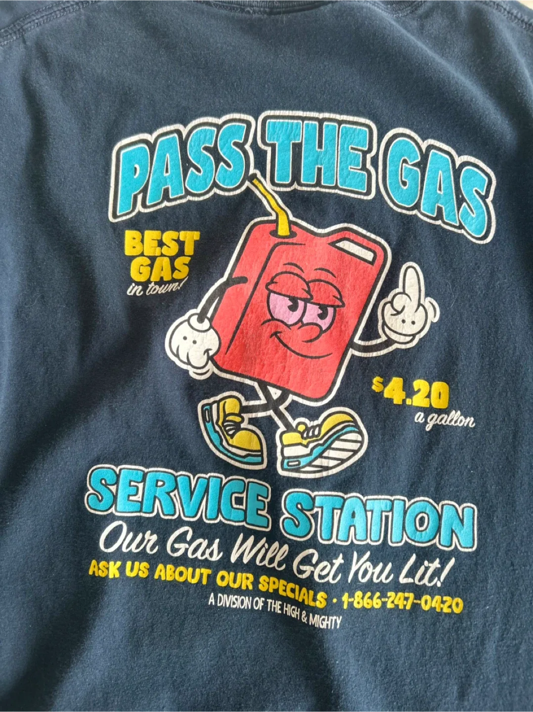 The High & Mighty "Pass the Gas" T-Shirt - L image indicator(2)