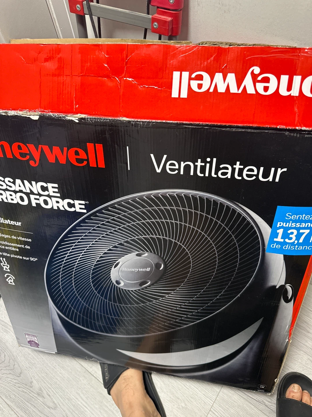 Honeywell Turbo Force Fan - Black