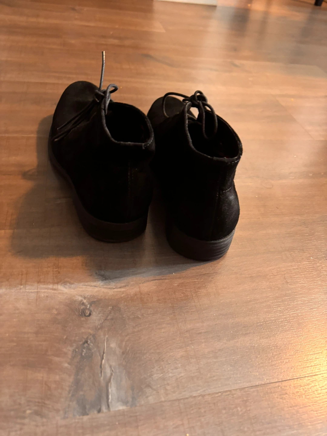 Black Suede Chukka Boots size 8 - photo 2