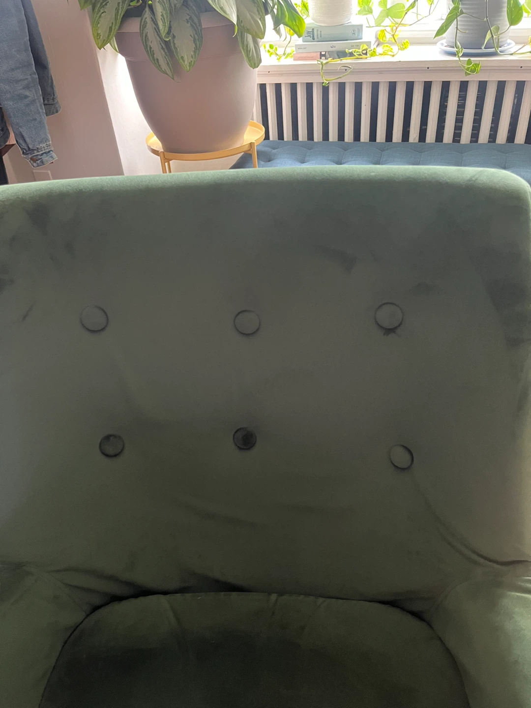 Green Velvet Armchair - photo 3