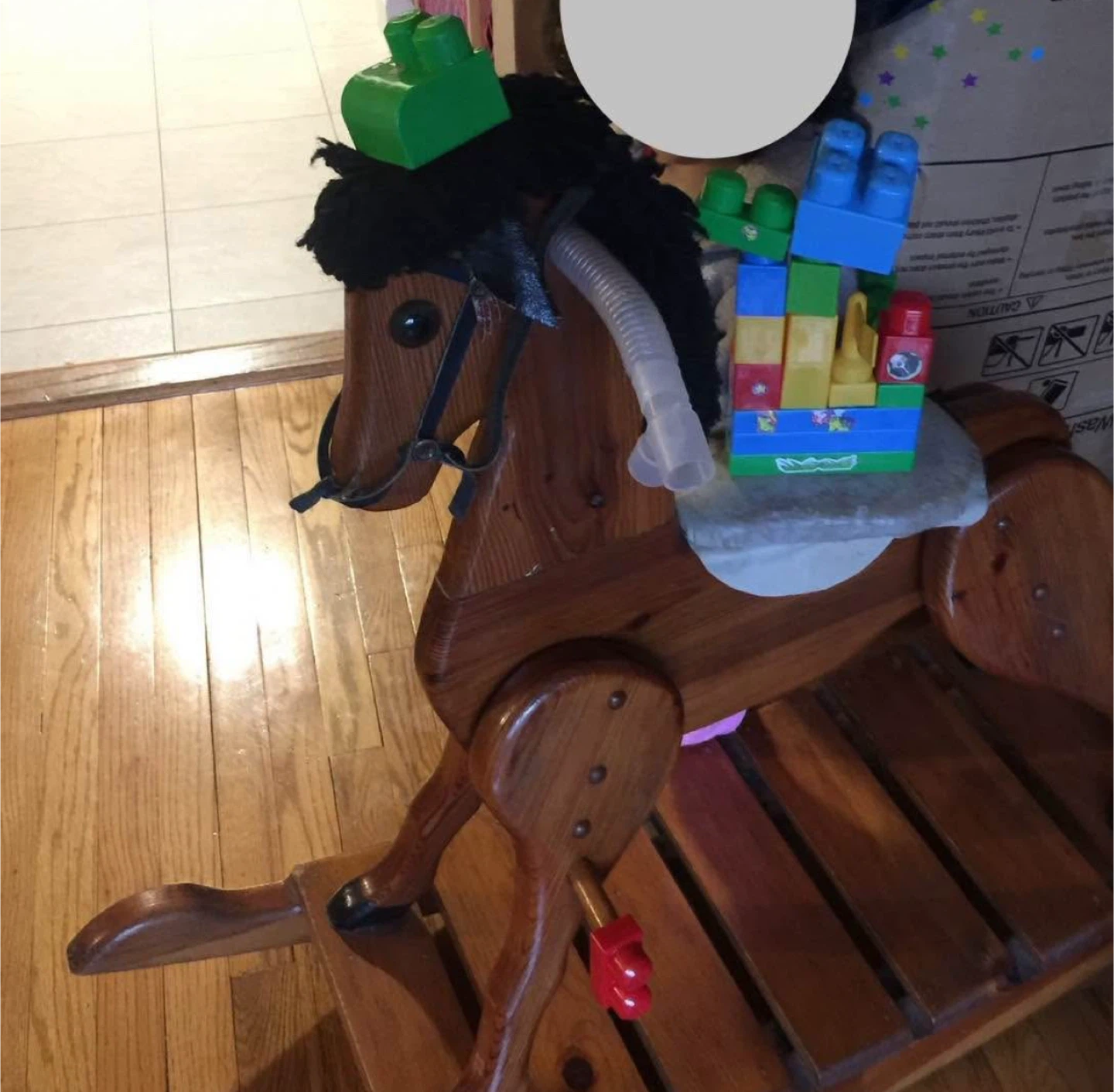 Wooden Rocking Horse