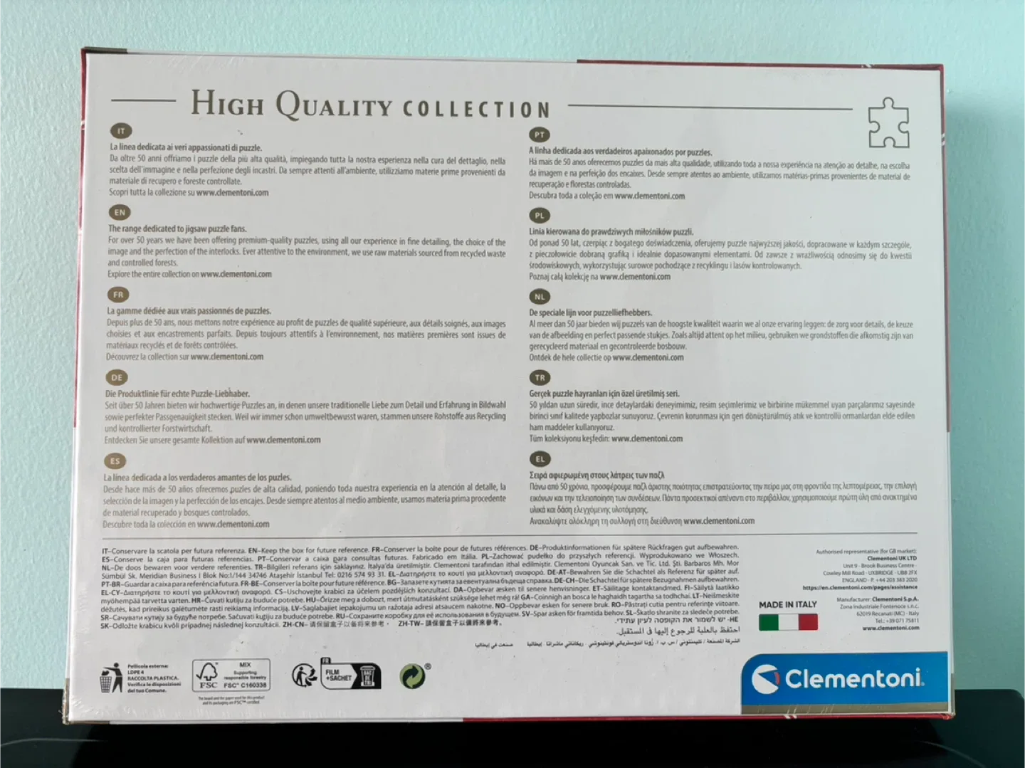 Clementoni Classic Christmas Collection 1000pc Puzzle image indicator(2)