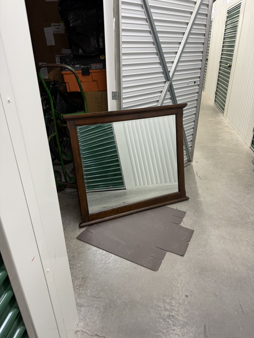Wood Framed Wall Mirror