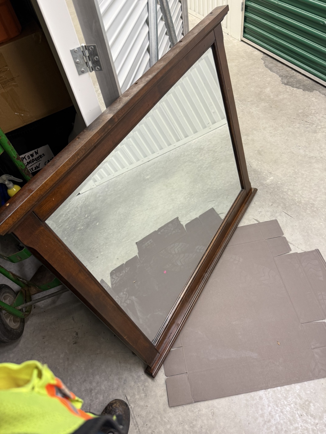 Wood Framed Wall Mirror - photo 5