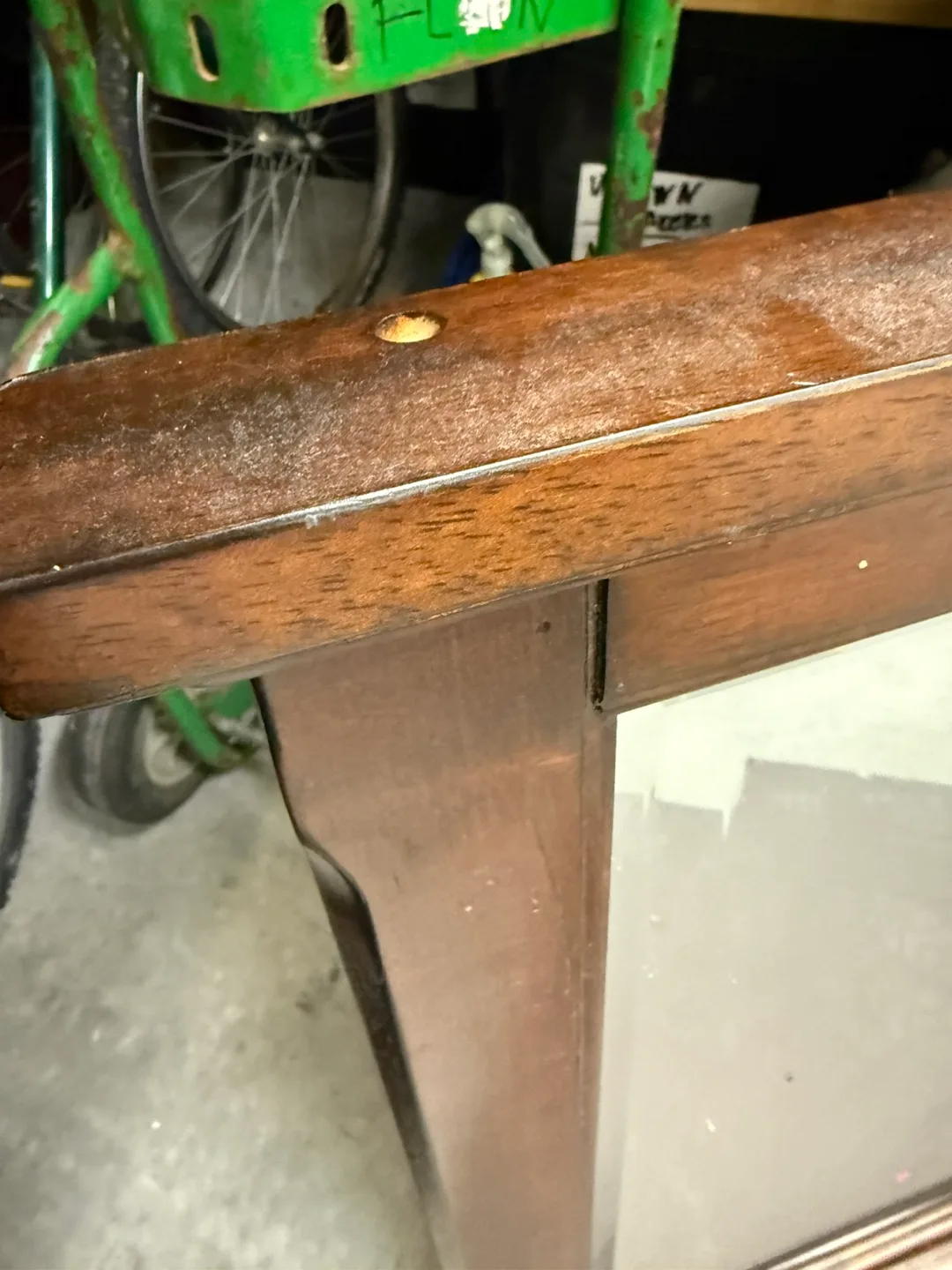 Wood Framed Wall Mirror image indicator(6)