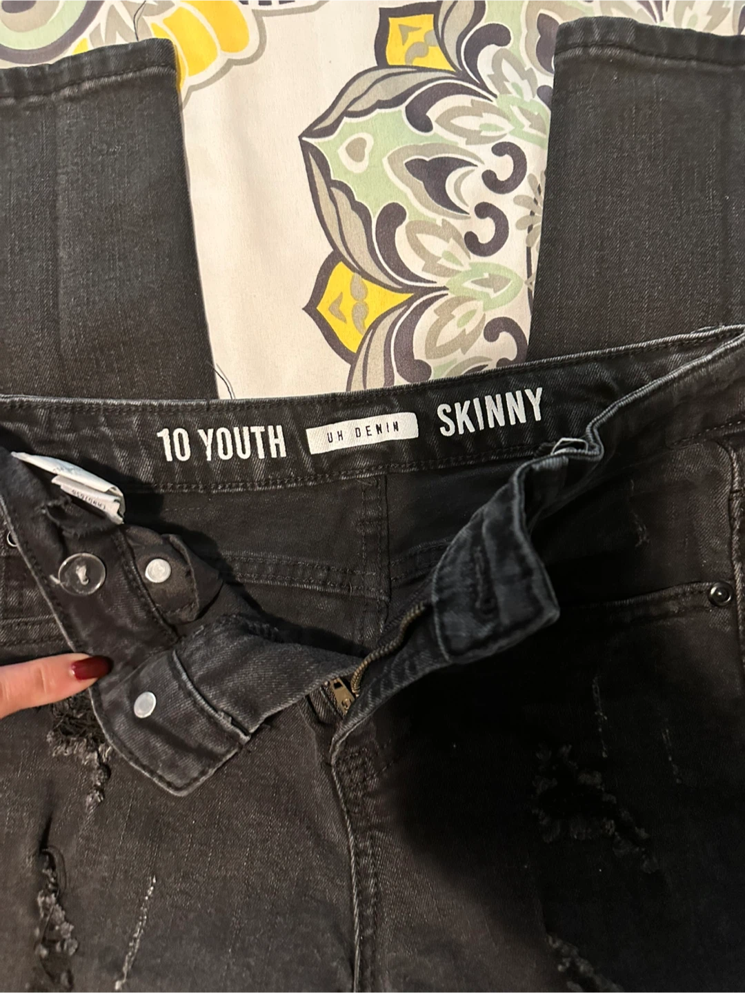 UH Denim Skinny Jeans - Youth Size 10 - photo 4
