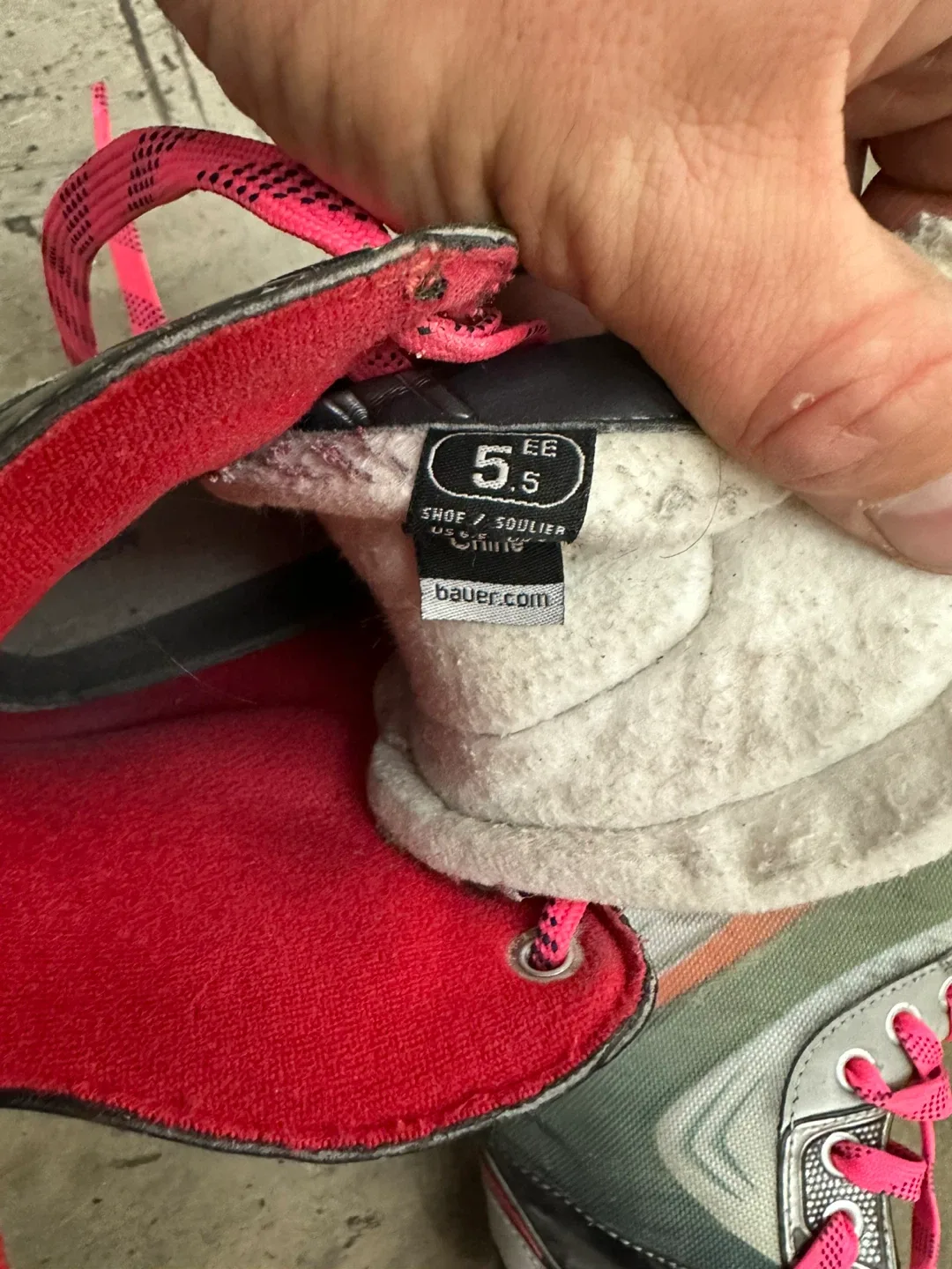 Bauer X4 Ice Skates, Size 5.5 US image indicator(3)