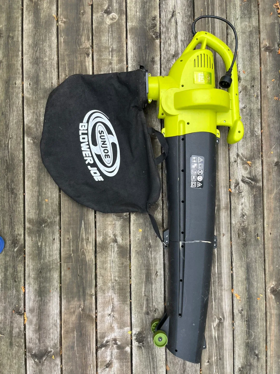 SunJoe SBJ604E 3-in-1 Blower/Vac/Mulcher(leaf shredder) thumbnail