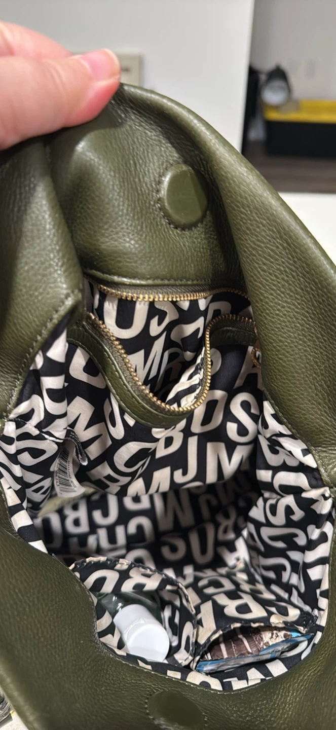Marc by Marc Jacobs Olive Green Leather Handbag - photo 2