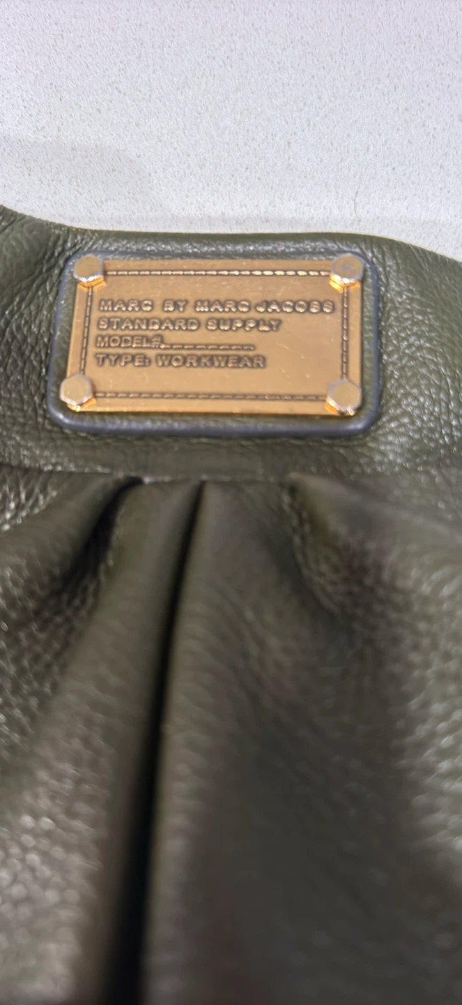 Marc by Marc Jacobs Olive Green Leather Handbag
