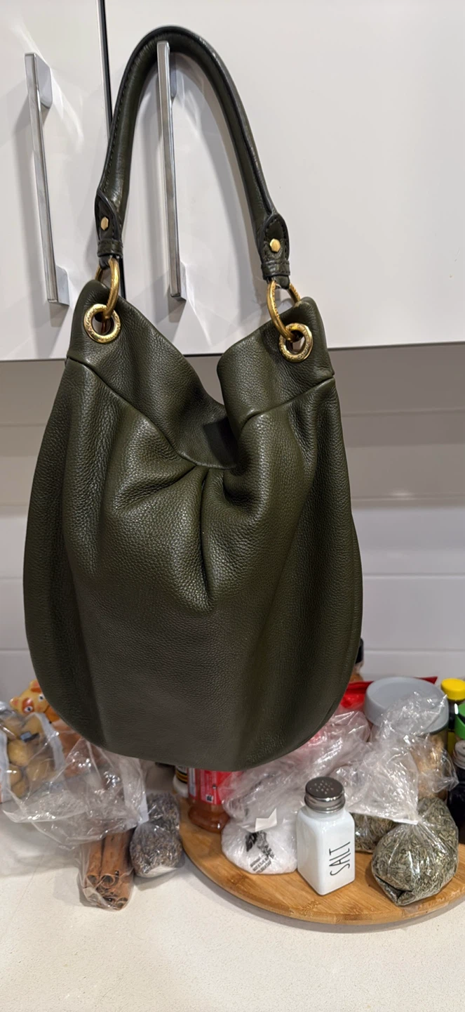 Marc by Marc Jacobs Olive Green Leather Handbag - photo 3