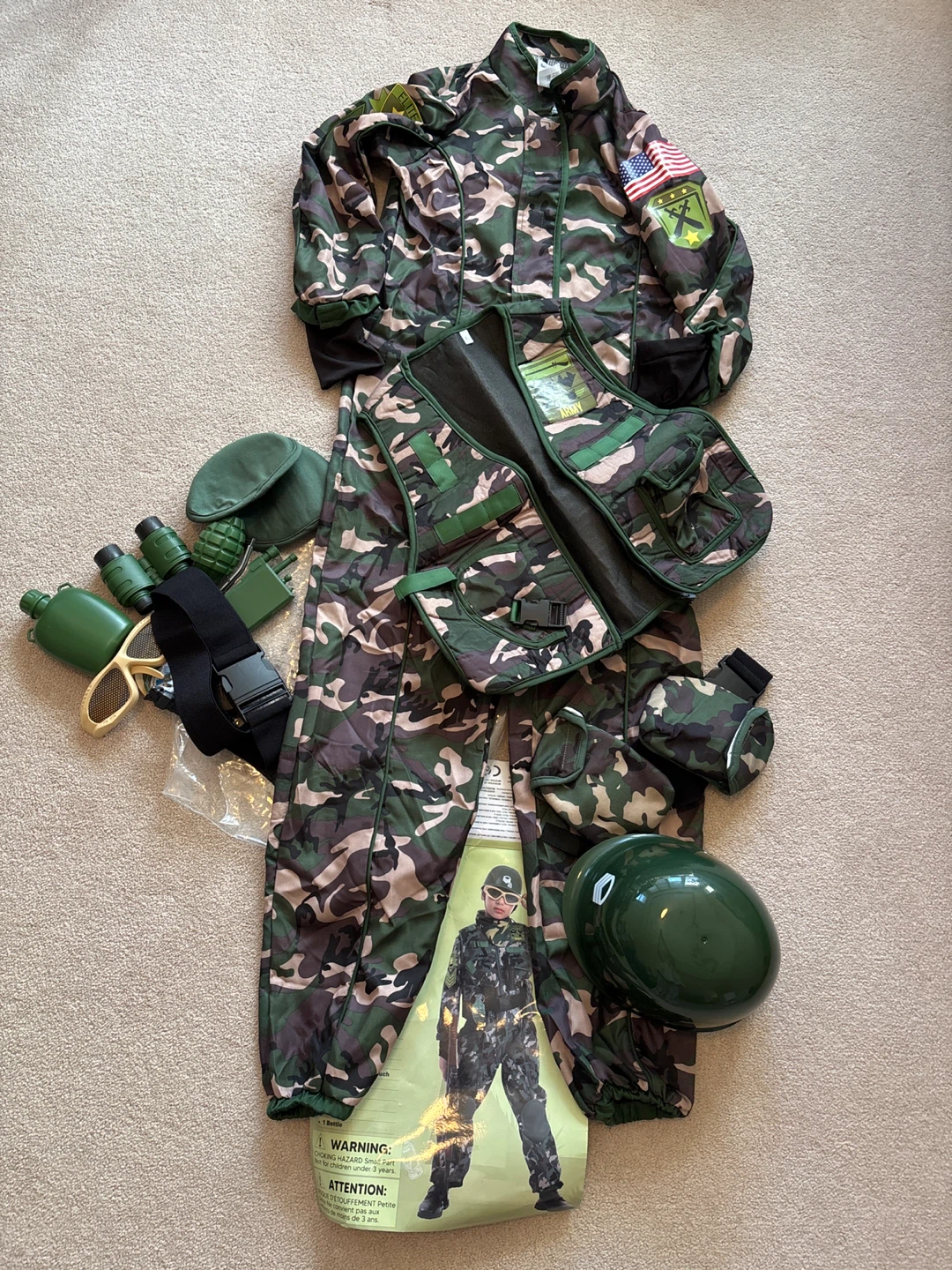 Spooktacular Creations Army Force Costume - Size L - photo 2