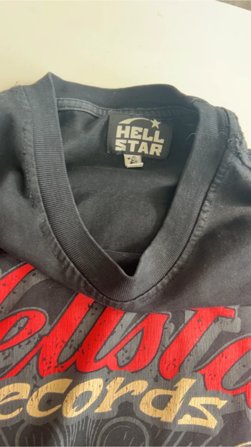 Hellstar Records Black T-Shirt Size S image indicator(3)