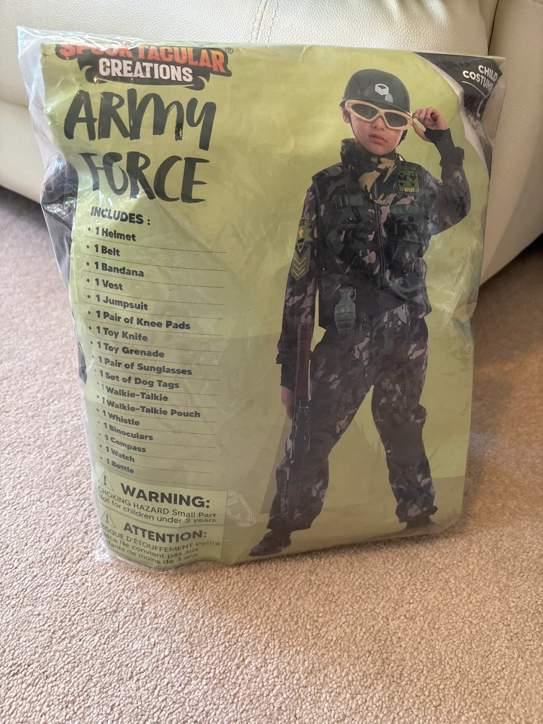 Spooktacular Creations Army Force Costume - Size L image indicator(5)
